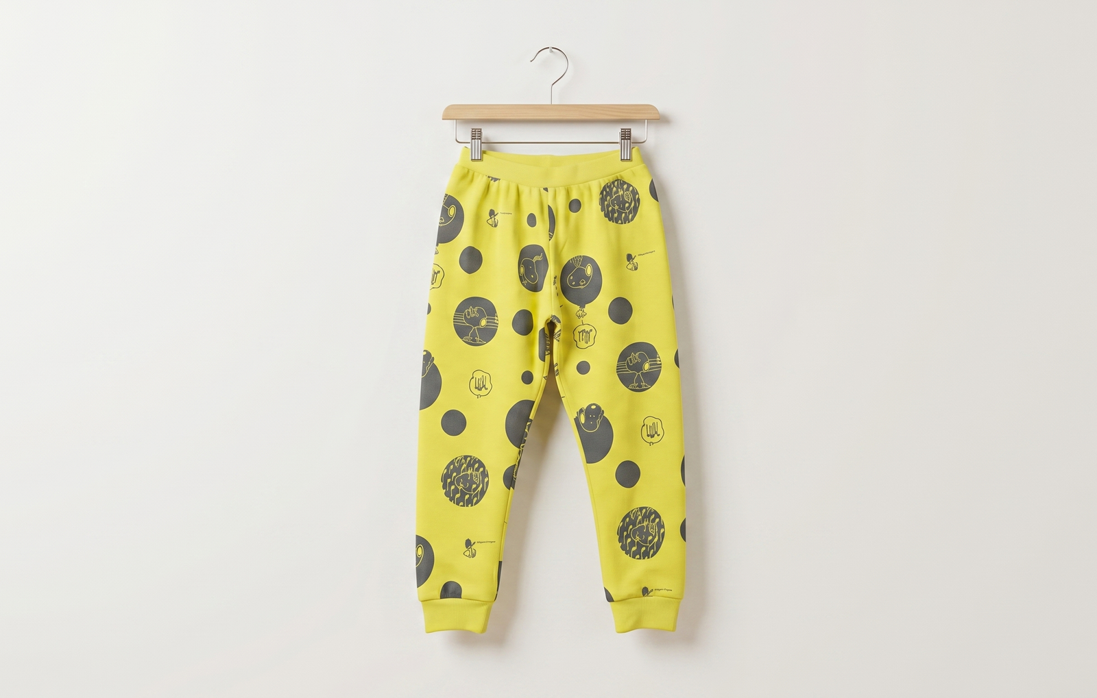Unisex Yellow Cotton Printed Full Sleeve Co-ord Sets