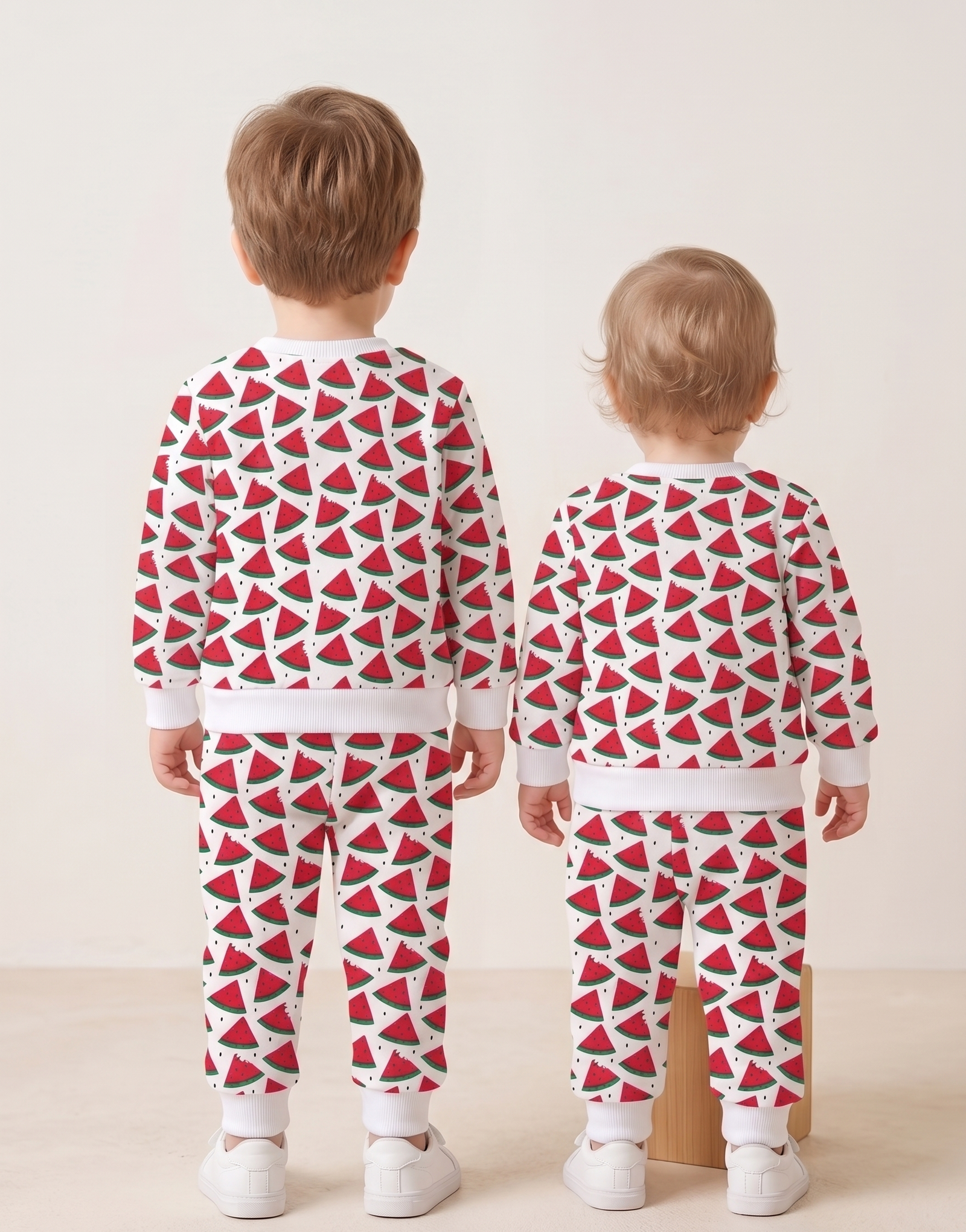 Unisex Cotton Watermelon Print Full Sleeve Co-ord Sets