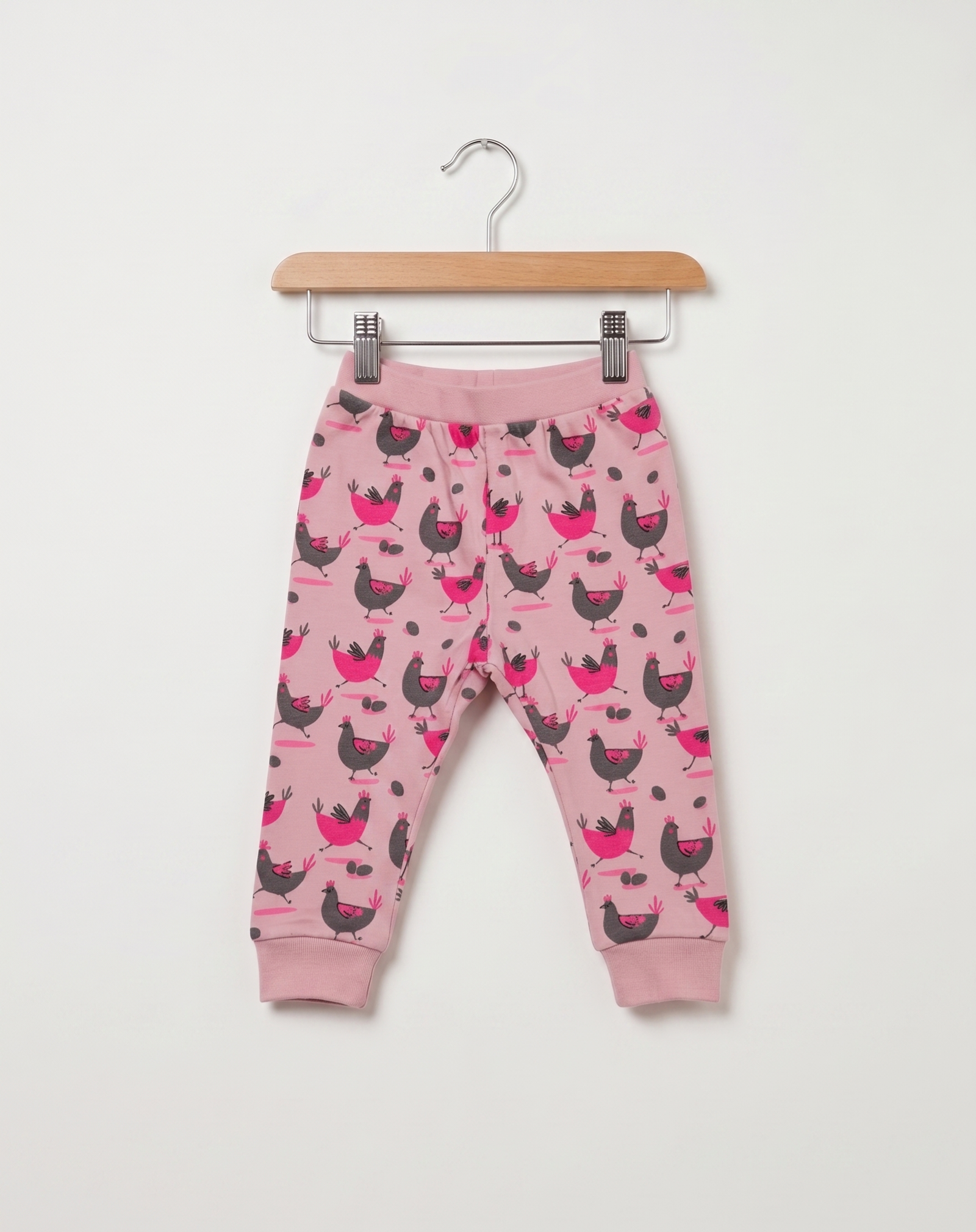 Unisex Cotton Hen Print Full Sleeve Co-ord Sets