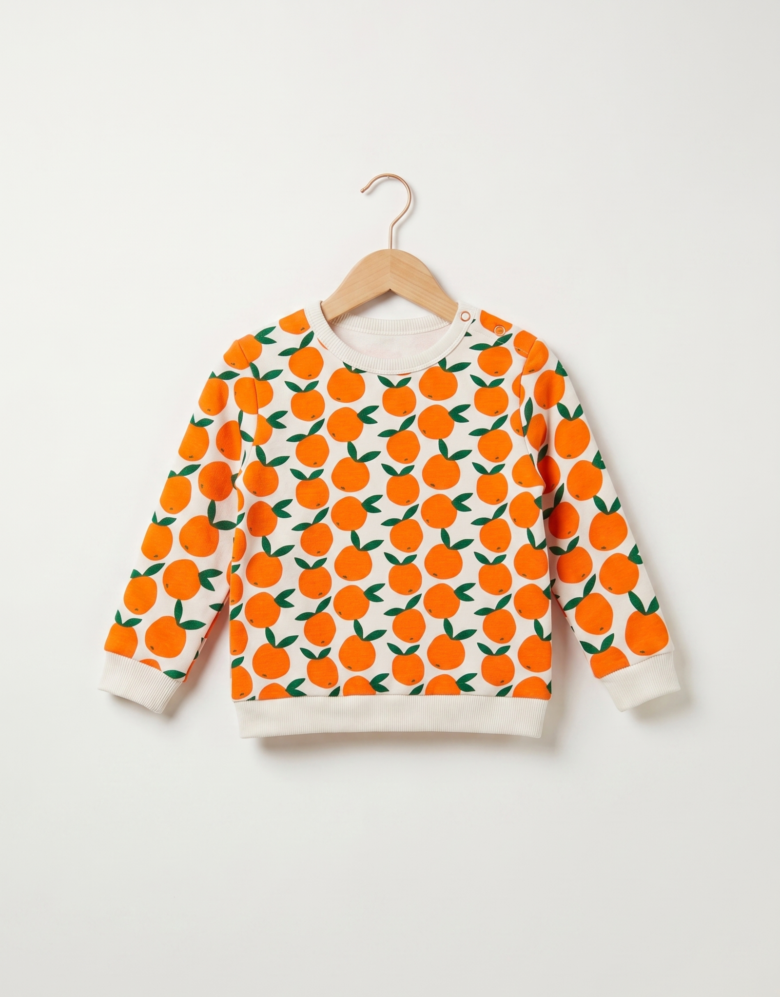 Unisex Cotton Orange Print Full Sleeve Co-ord Sets
