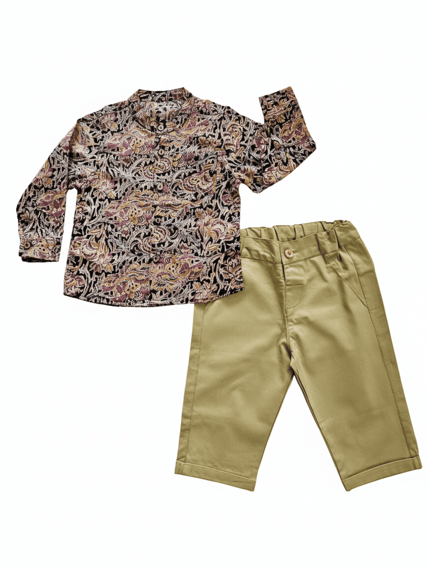 Kalamkari Shirt Pant Set
