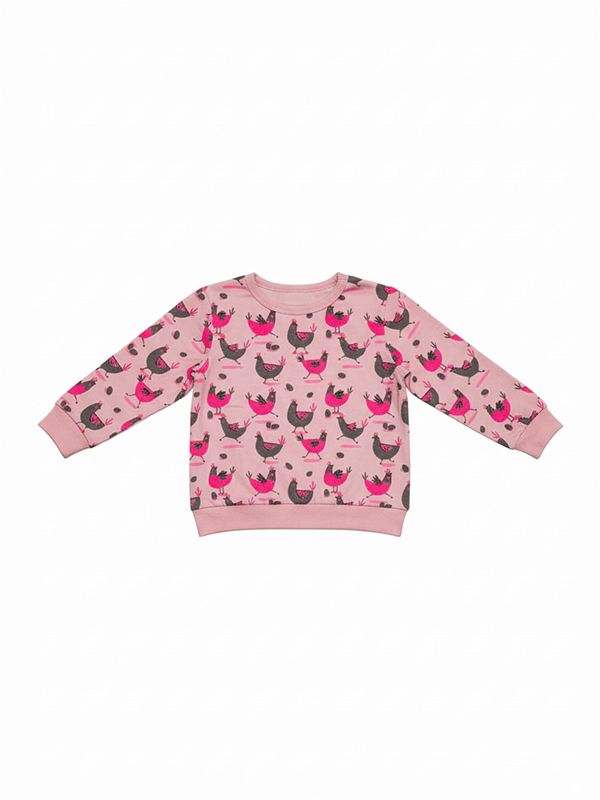 Unisex Cotton Hen Print Full Sleeve Co-ord Sets